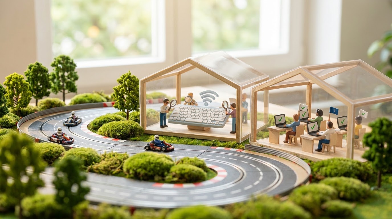 KI Schulung am Hockenheimring – Praxisworkshop mit zwei Räumen