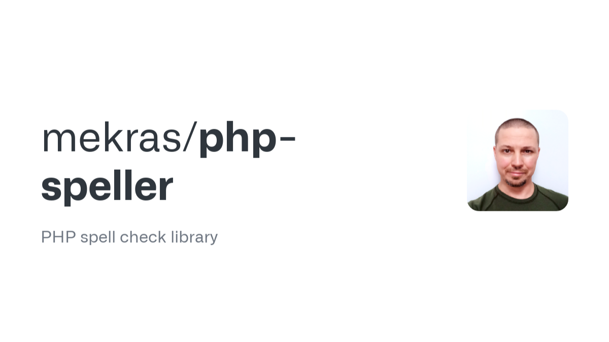 php-speller