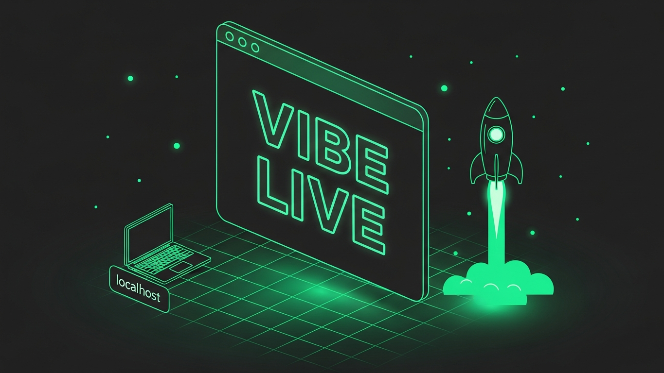 Vibe Coding Projekt live: Localhost, Hosting, IP, Domain
