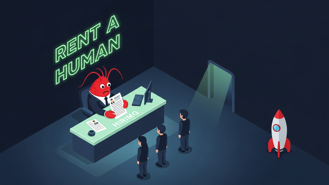 RentAHuman.ai – KI-Agenten mieten Menschen 2026