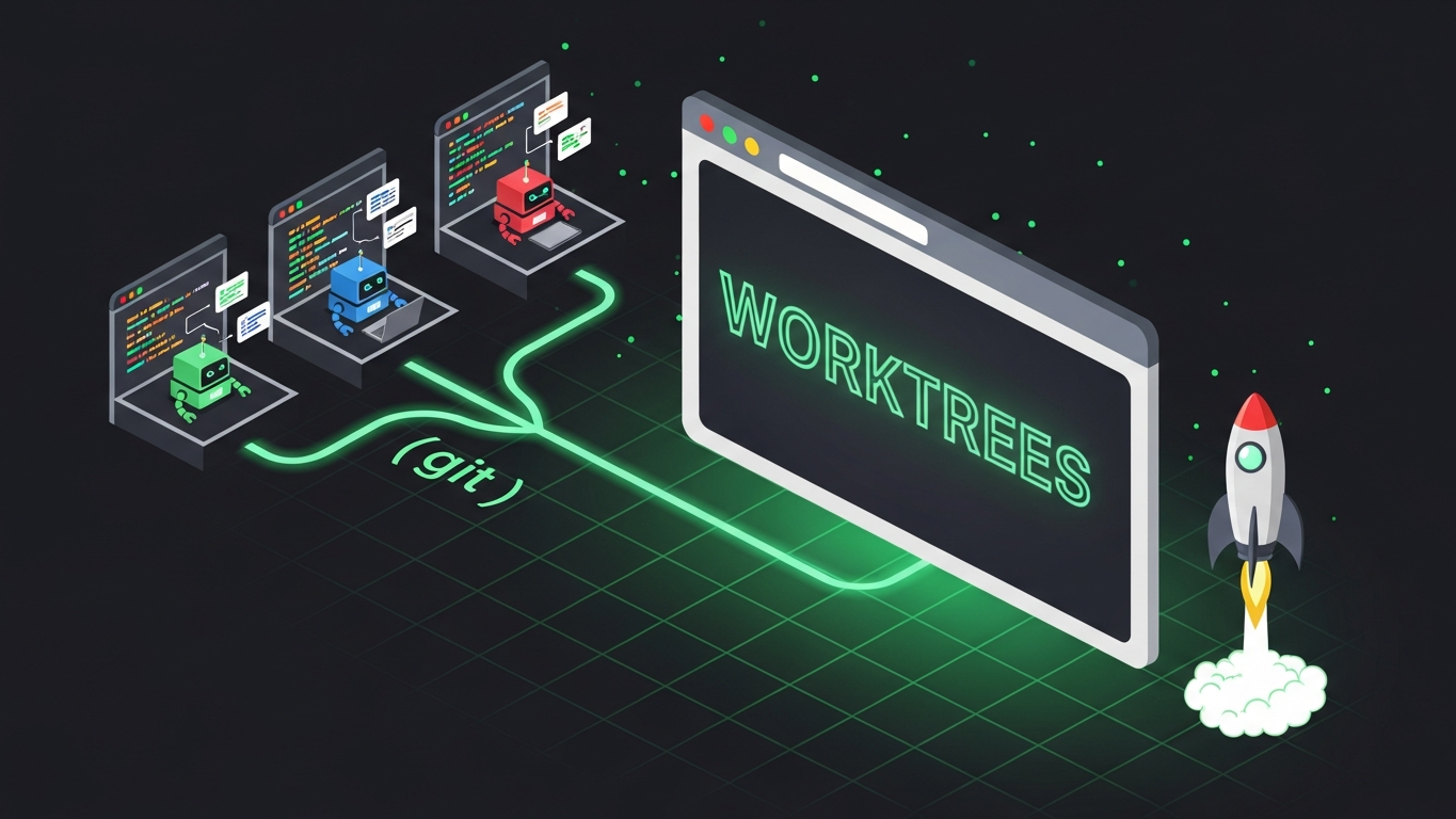 Git Worktrees ohne Claude Code 2026