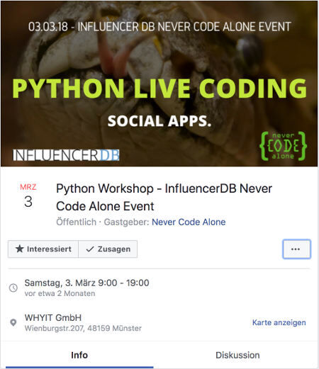 Facebook NCA Event
