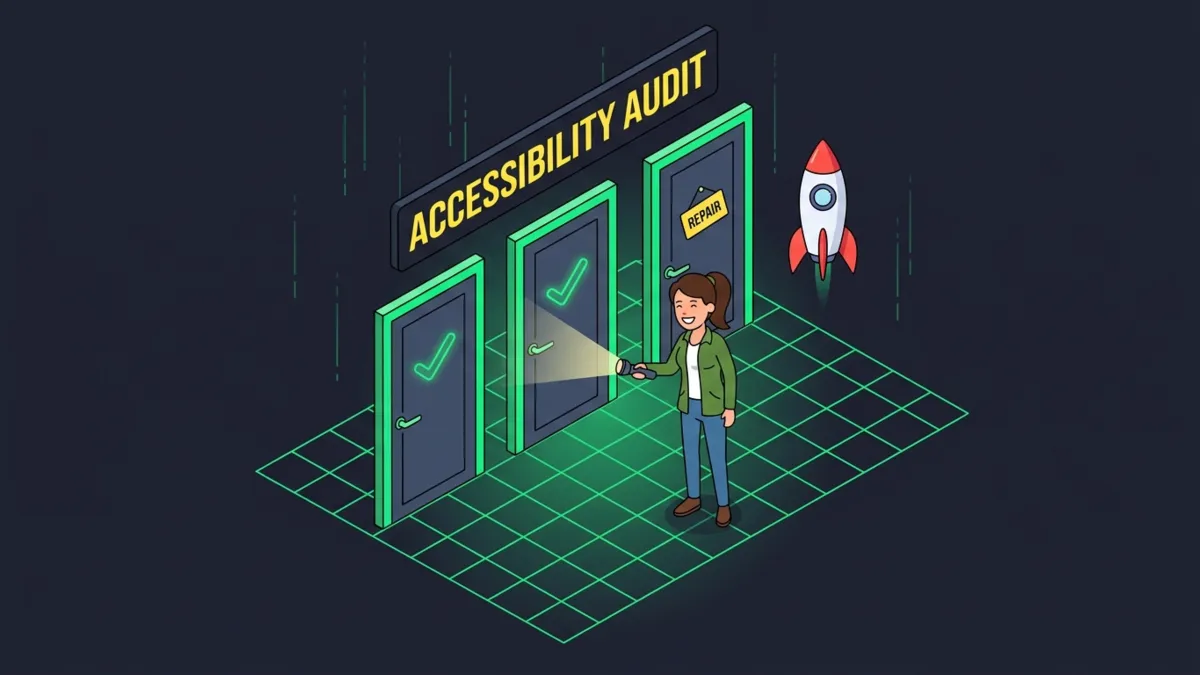Accessibility Audit: Jede Tür prüfen, bevor Nutzer davor stehen