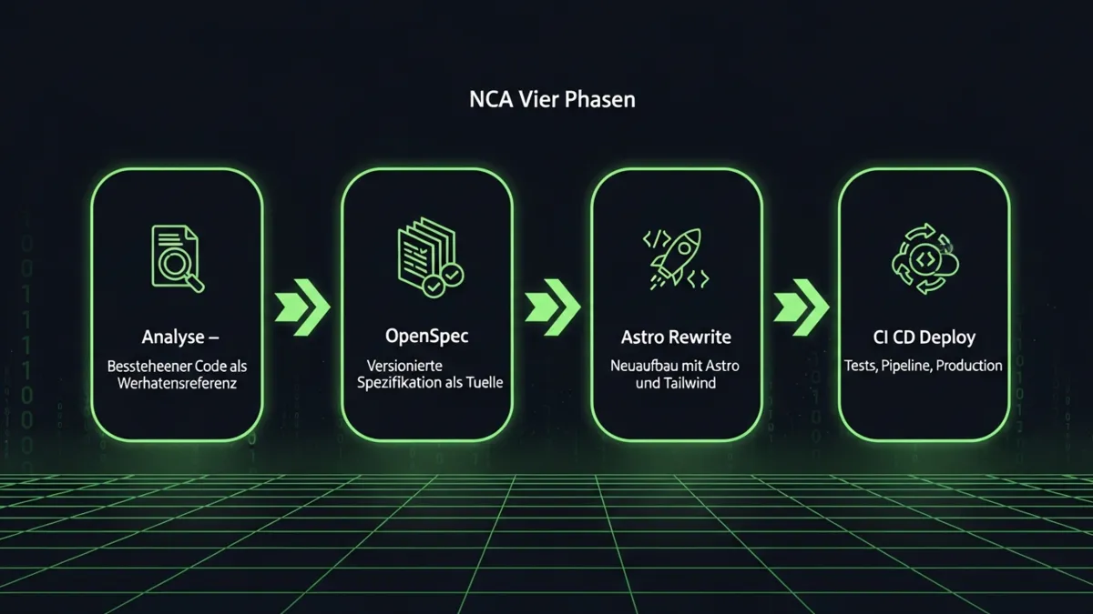 NCA Astro Rewrite 4 Phasen Infografik 2026