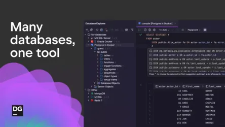 Datagrip Screen Shot DataGrip: Die leistungsstarke Datenbank-IDE für Entwickler
