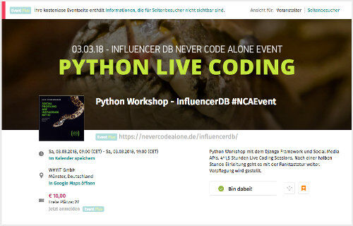 Xing NCA Event